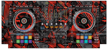 Pioneer DJ DDJ SZ Skin Ridge Red